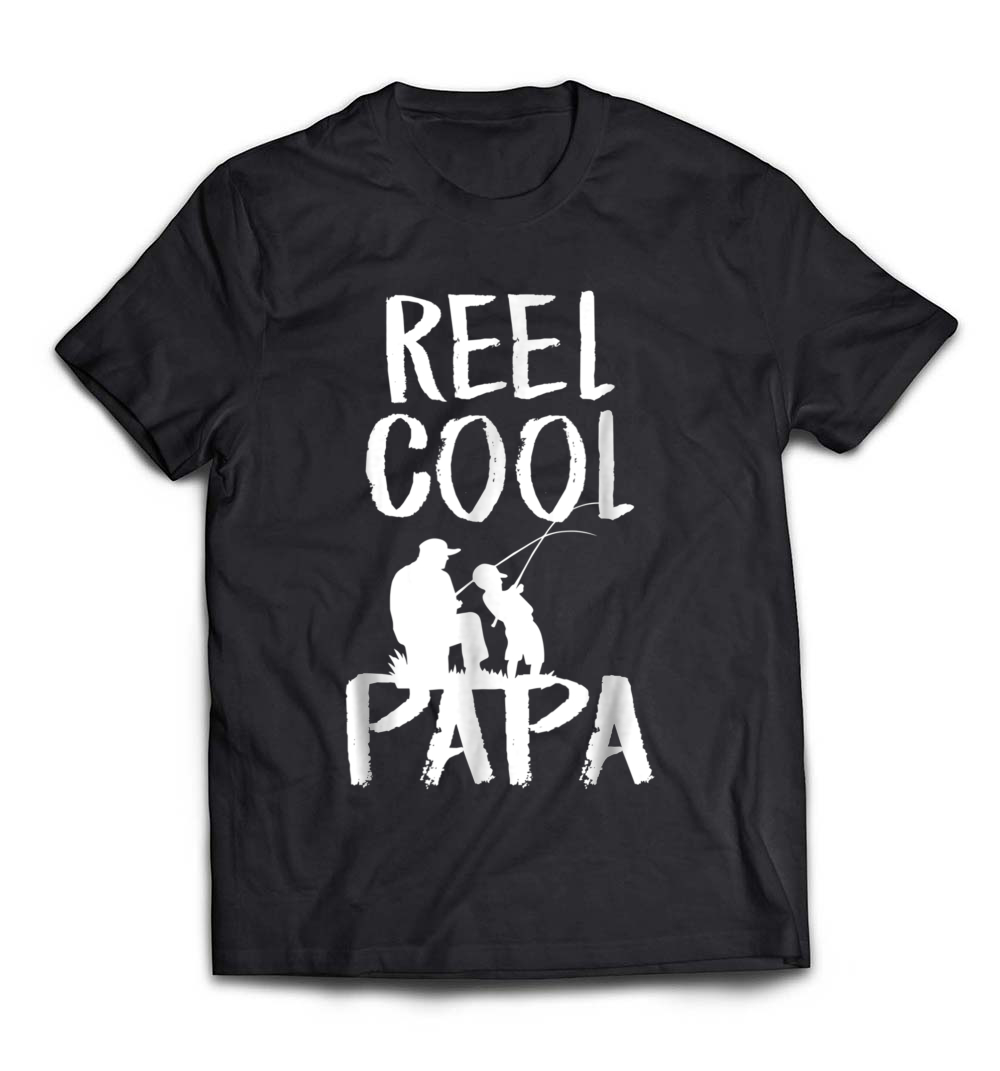 Reel Cool Papa T-Shirt – The Perfect Father’s Day Gift for Fishing Dads